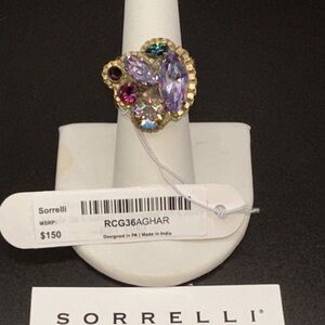 Sorrelli Gold and Lavender Ring